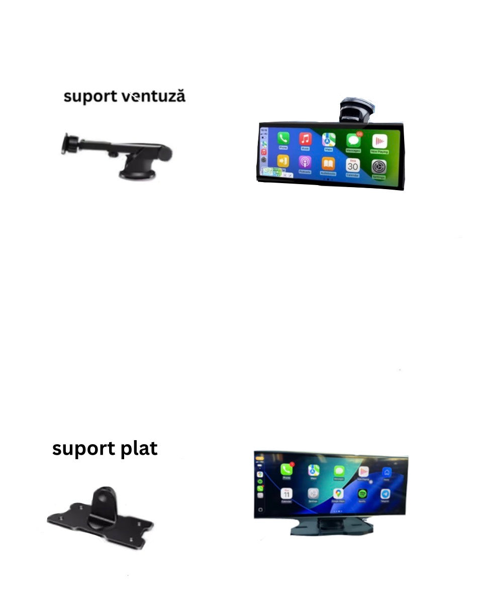 DrivePro X11 – Sistem Smart CarPlay 4K cu DVR & Cameră Spate