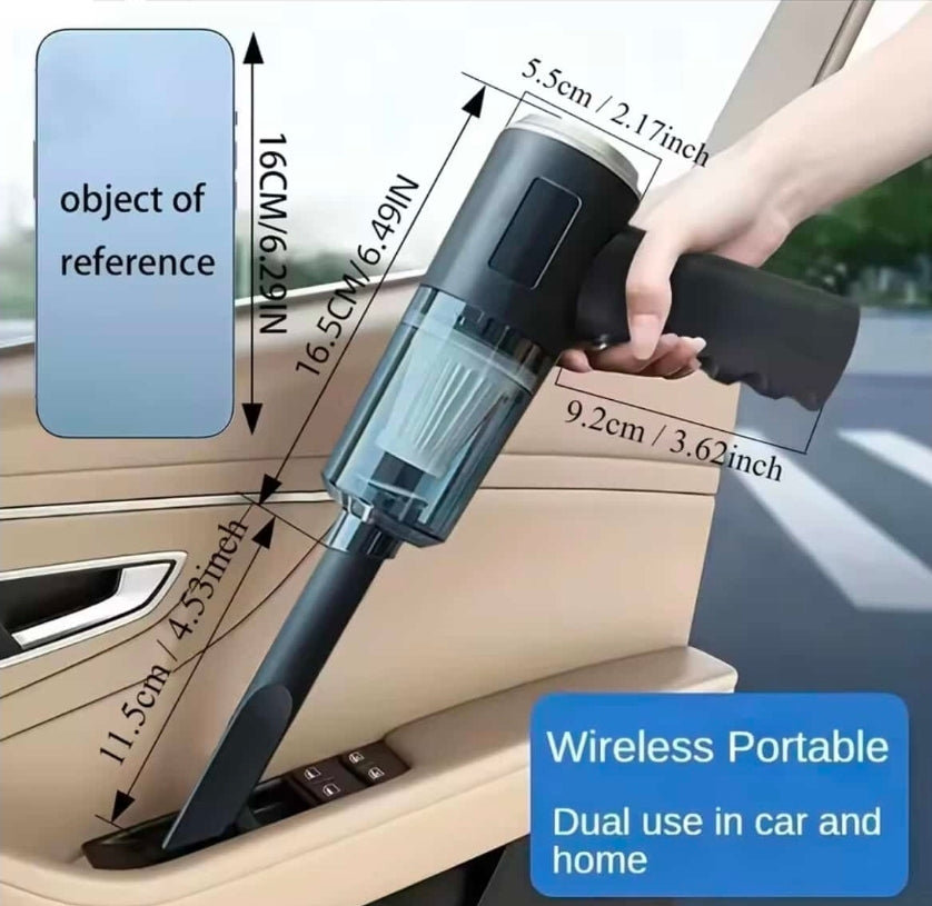 Aspirator Auto 2-în-1 – Aspiră & Suflă Aer (Suction + Blow)
