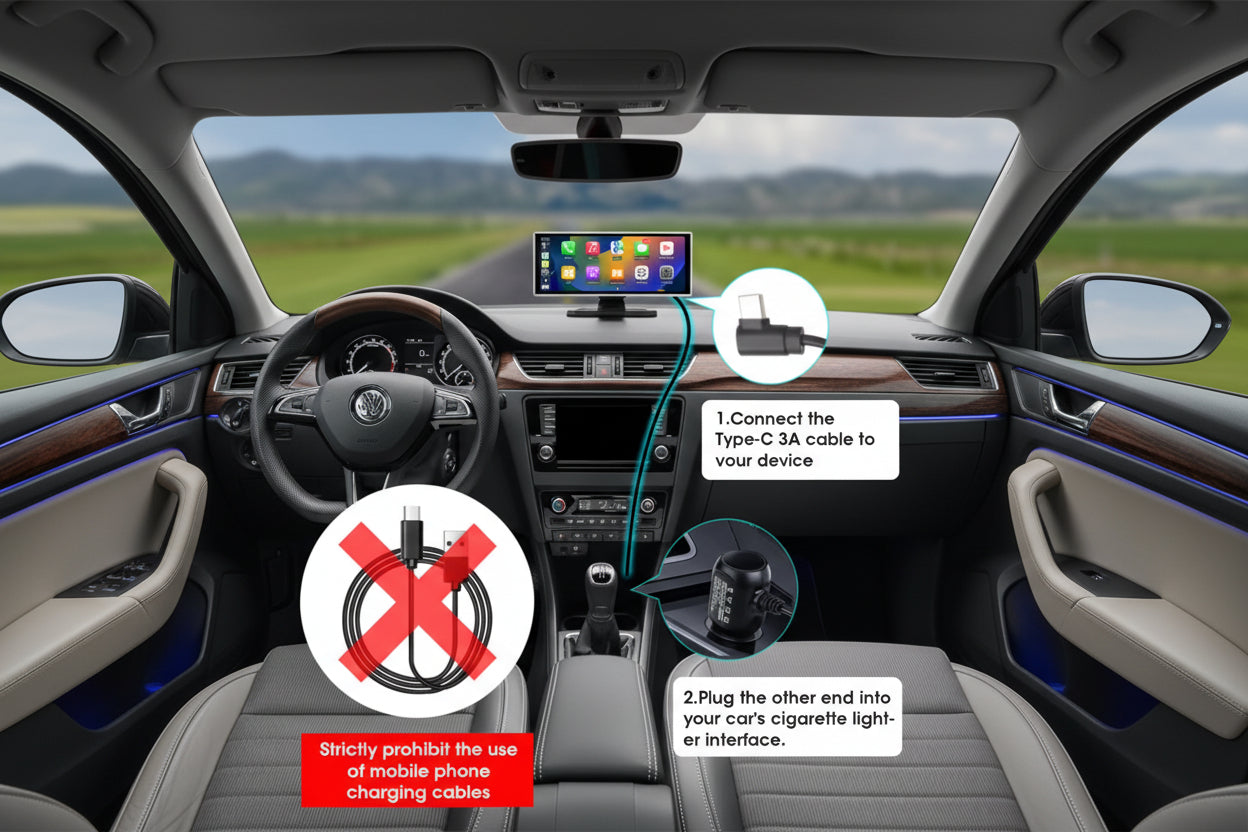 DrivePro X11 – Sistem Smart CarPlay 4K cu DVR & Cameră Spate