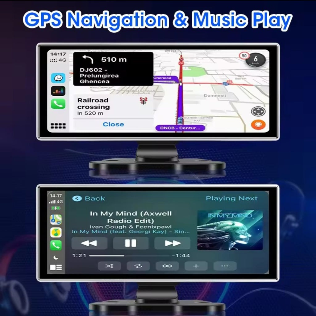 DrivePro X11 – Sistem Smart CarPlay 4K cu DVR & Cameră Spate